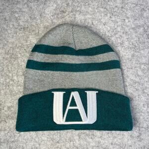 My Hero Academy AU Gray green Beenie Hat one size Anime